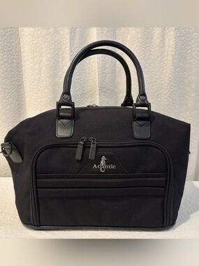 Atlantic Ballistic Nylon Carry-On Travel Bag Weekender Overnight Tote 20" Black